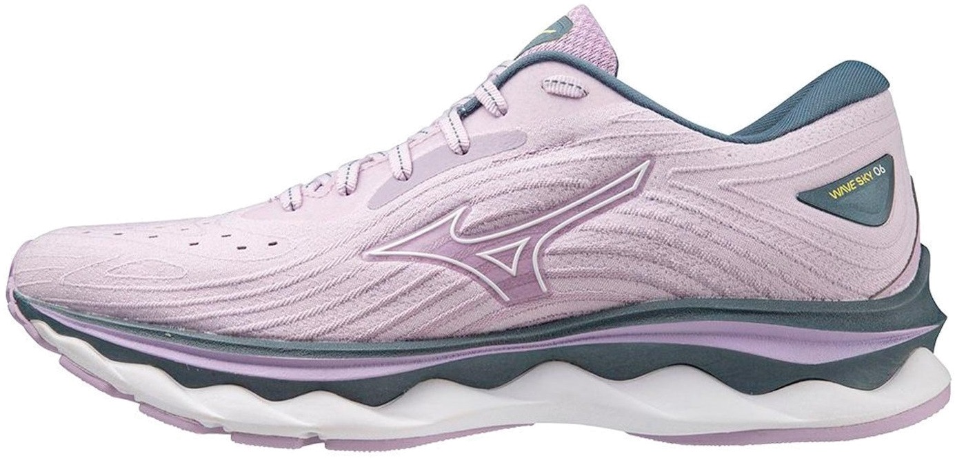 

Кроссовки женские Mizuno Wave Sky 6(W) розовые 5 UK, Розовый, Wave Sky 6(W)