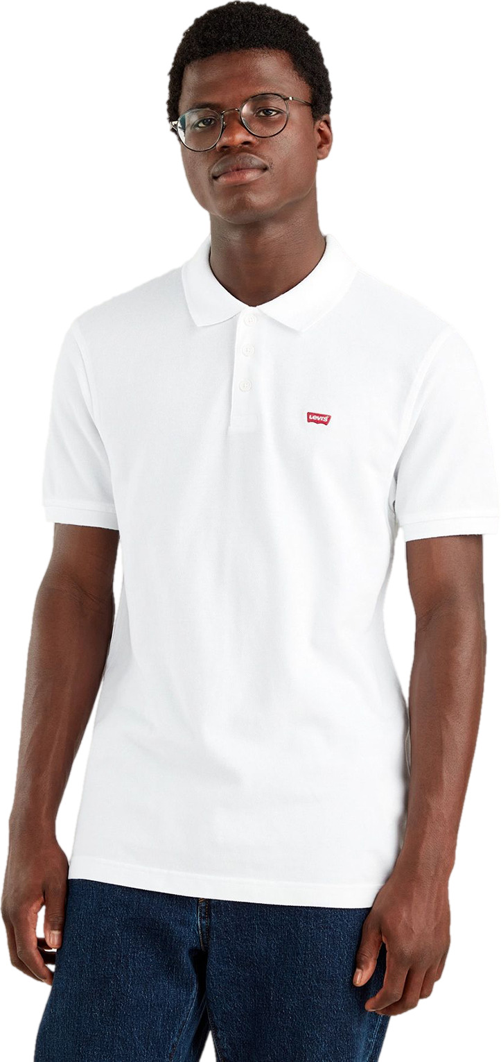 

Футболка мужская LEVIS Men Housemark Polo белая L, Белый, Men Housemark Polo