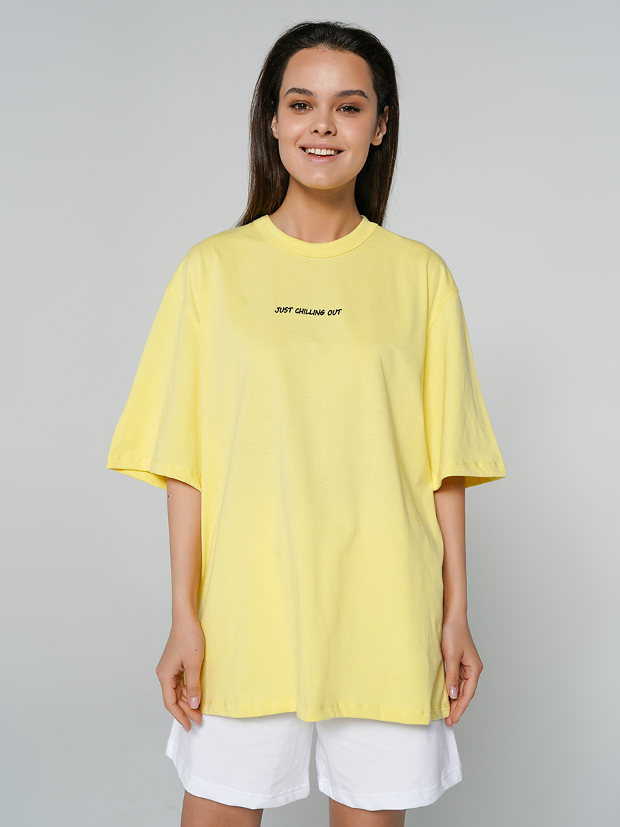 

Футболка женская ТВОЕ 81654 желтая M/L, 81654
