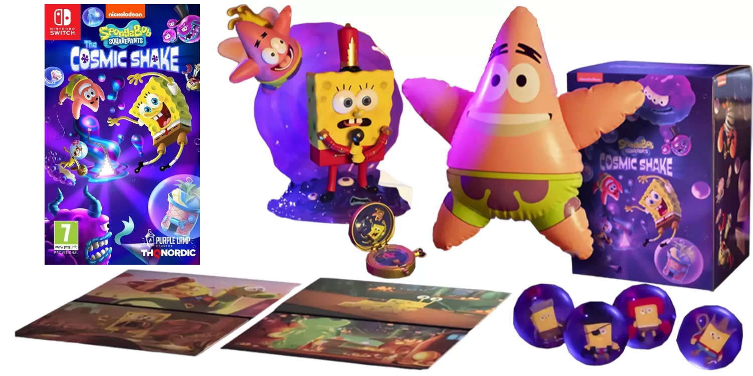 Игра SpongeBob SquarePants: The Cosmic Shake Collectors Edition (NS, русские субтитры)