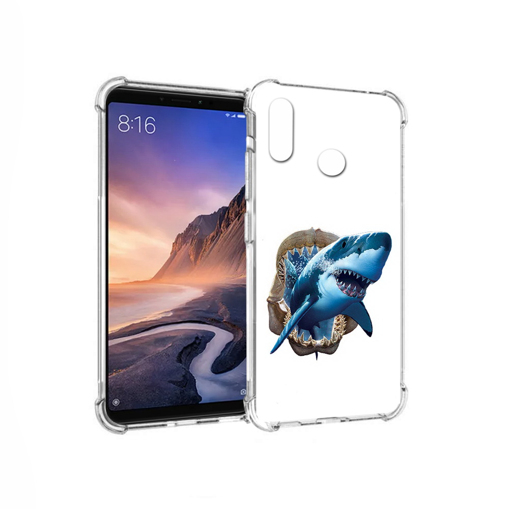 

Чехол MyPads Tocco для Xiaomi Mi Max 3 челюсти (PT115366.313.675), Прозрачный, Tocco