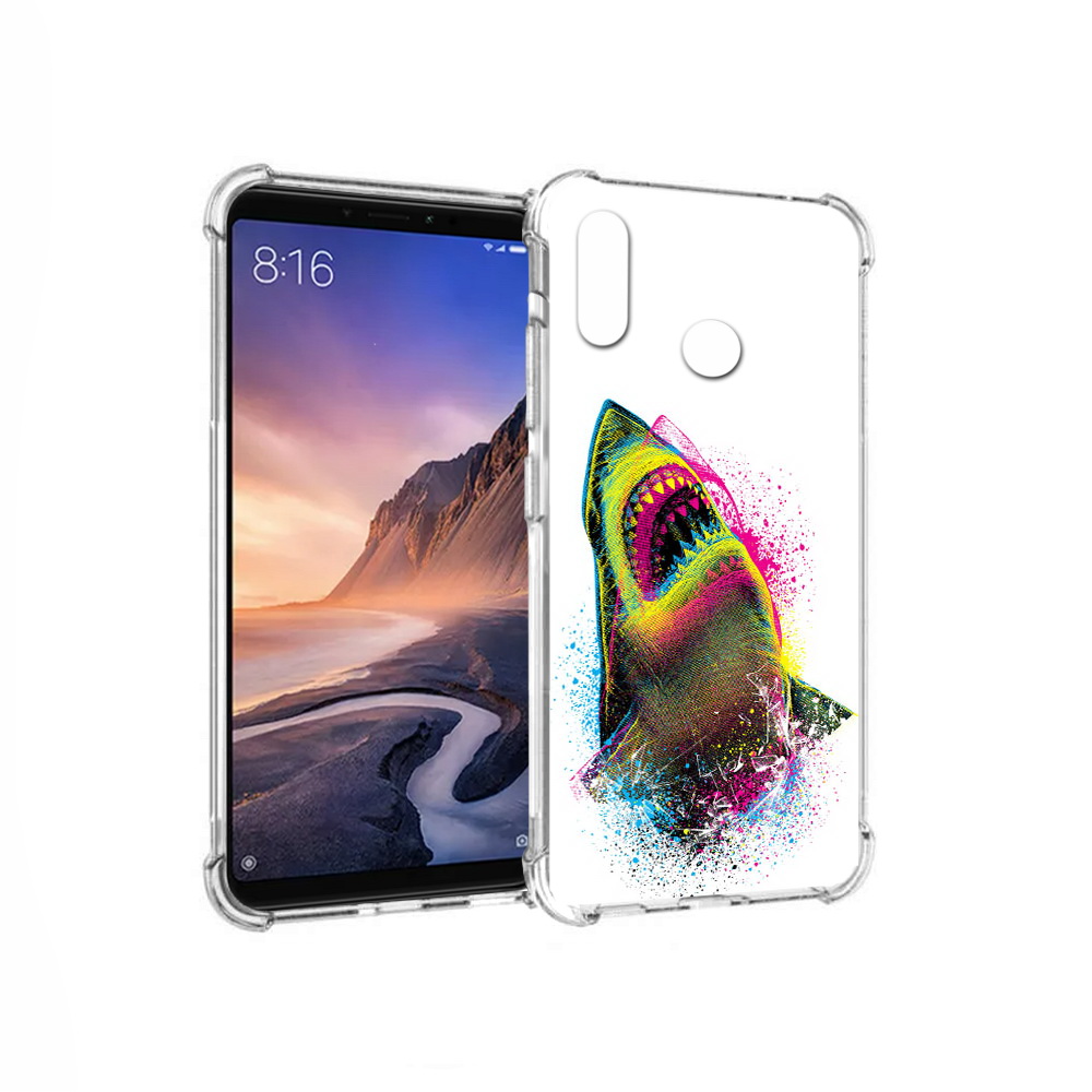 

Чехол MyPads Tocco для Xiaomi Mi Max 3 челюсти-2 (PT115366.313.674), Прозрачный, Tocco