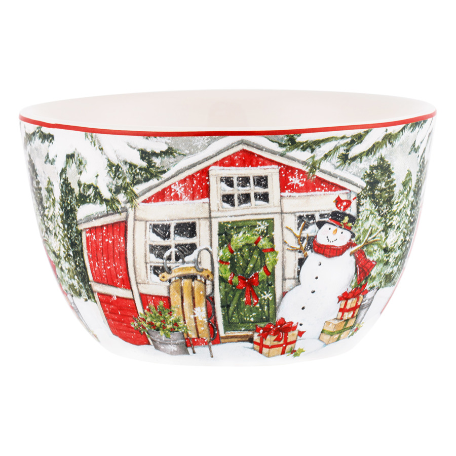 

Салатник порционный Certified Int. Дом снеговика-1 14 см, керамика
