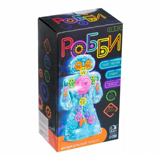 

Интерактивная игрушка IQ Bot Музыкальный робот Робби, Фиолетовый