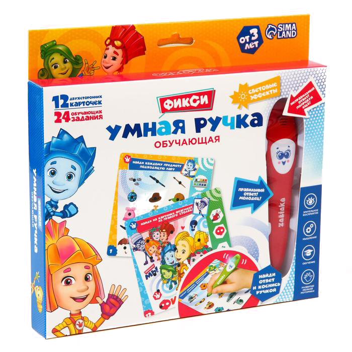 

Интерактивная игра Фиксики Ручка со звуком и светом, Разноцветный