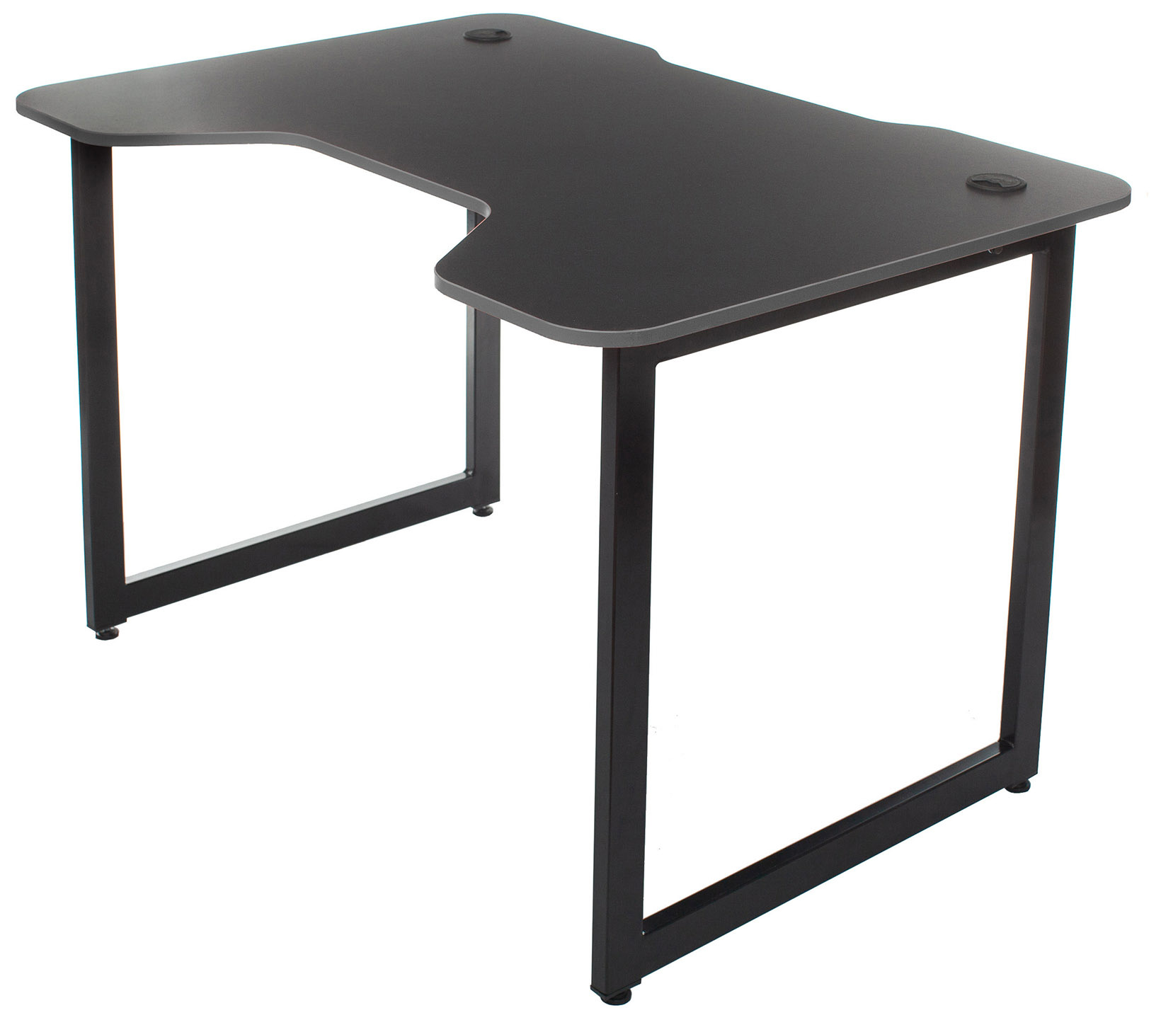 фото Стол игровой knight table l black, черный, столешница дсп, каркас металл