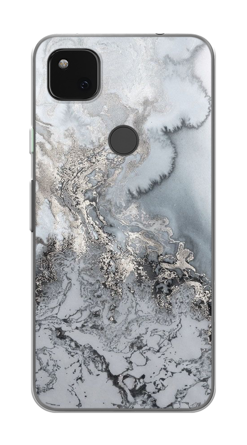 

Чехол Awog на Google Pixel 4A "Морозная лавина серая", Разноцветный, 270650-3