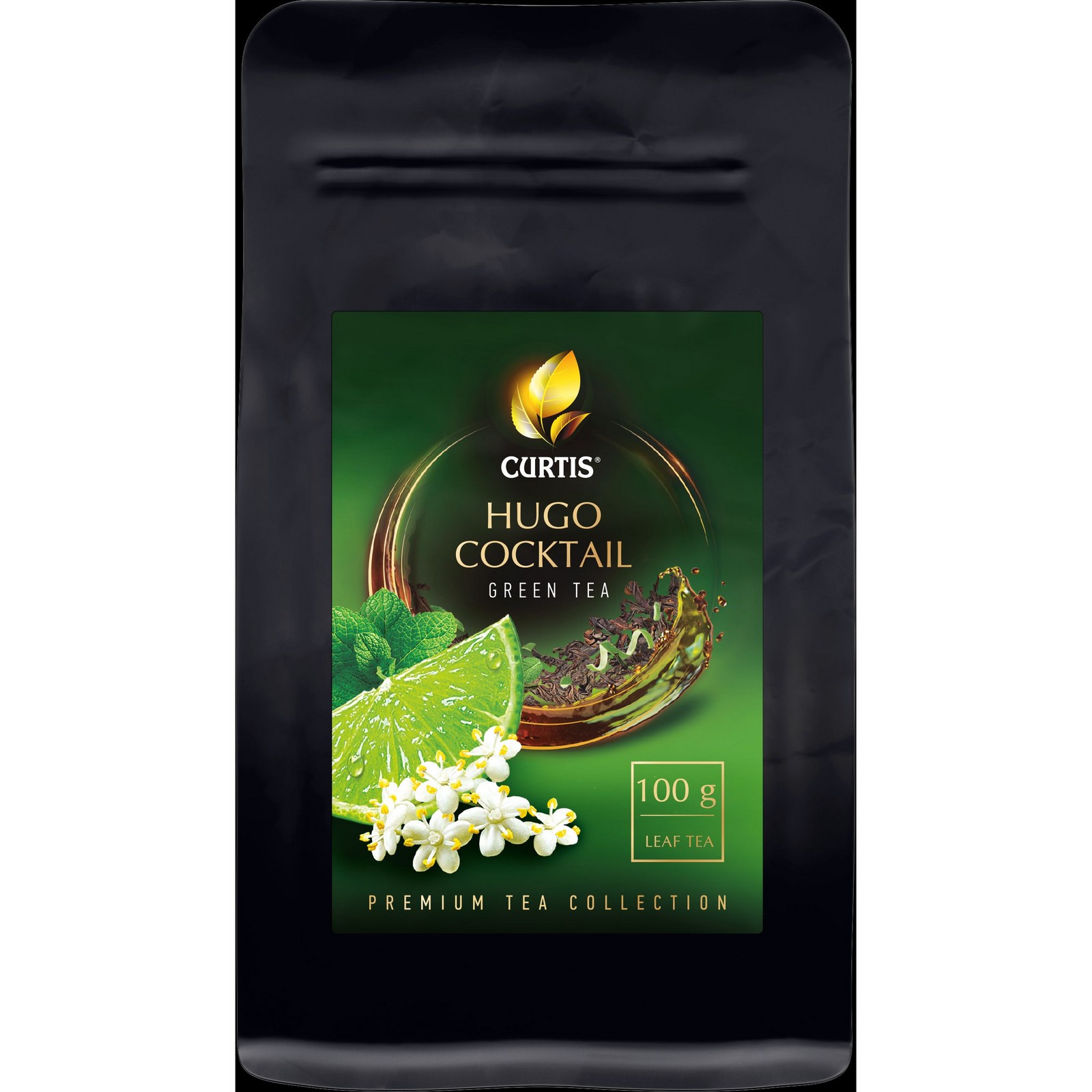 

Чай зеленый Curtis Hugo Cocktail, с добавками, среднелистовой, 100 г