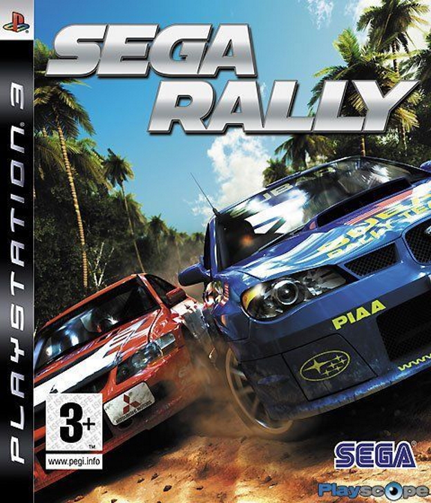 Игра Sega Rally (PlayStation 3, полностью на русском языке)