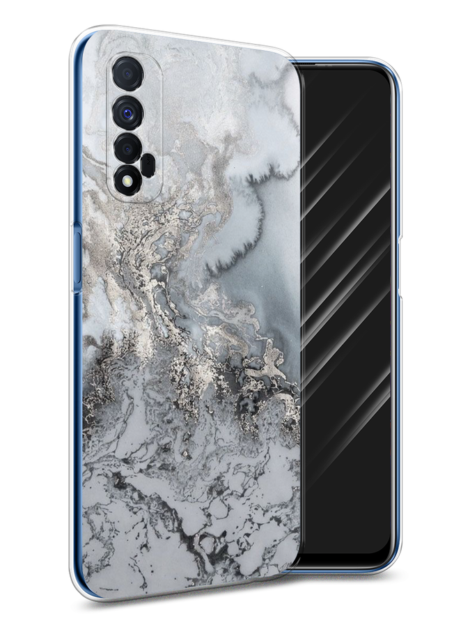 

Чехол Awog на Realme 7 "Морозная лавина серая", Разноцветный, 254150-3