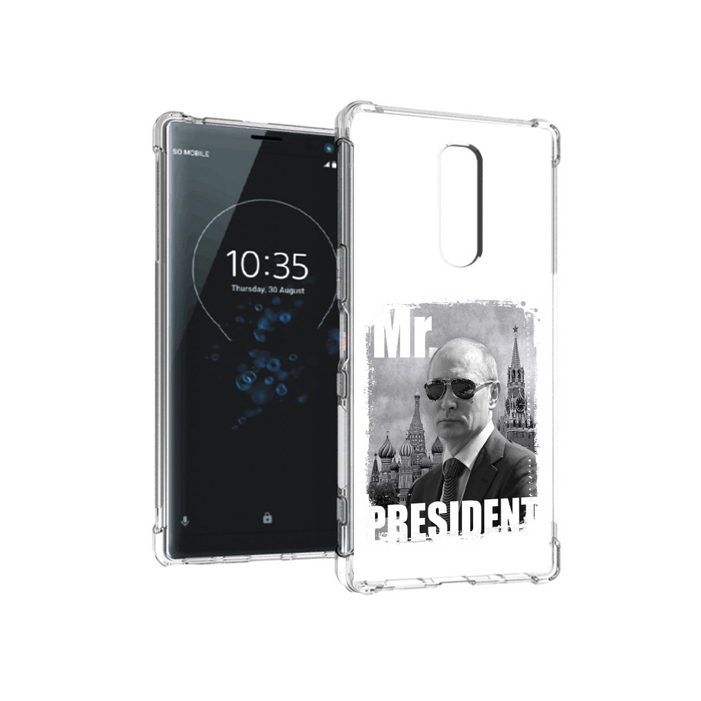 

Чехол MyPads Tocco для Sony Xperia 1 Путин (PT141276.244.141), Прозрачный, Tocco