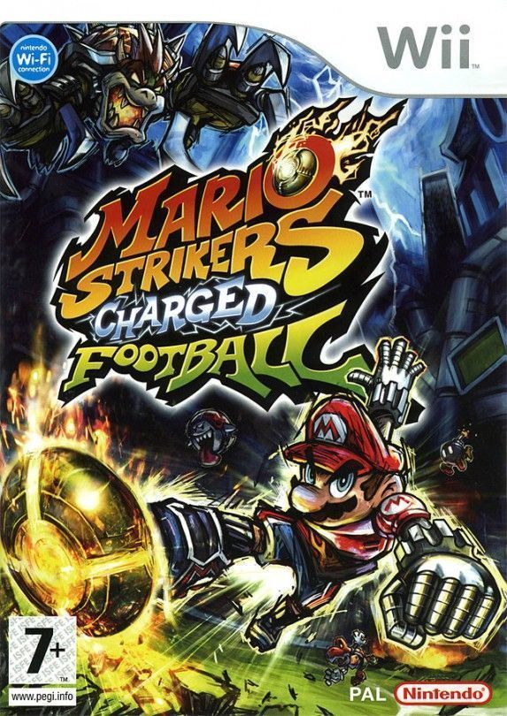 Игра Mario Strikers Charged Football (Nintendo Wii, полностью на иностранном языке)