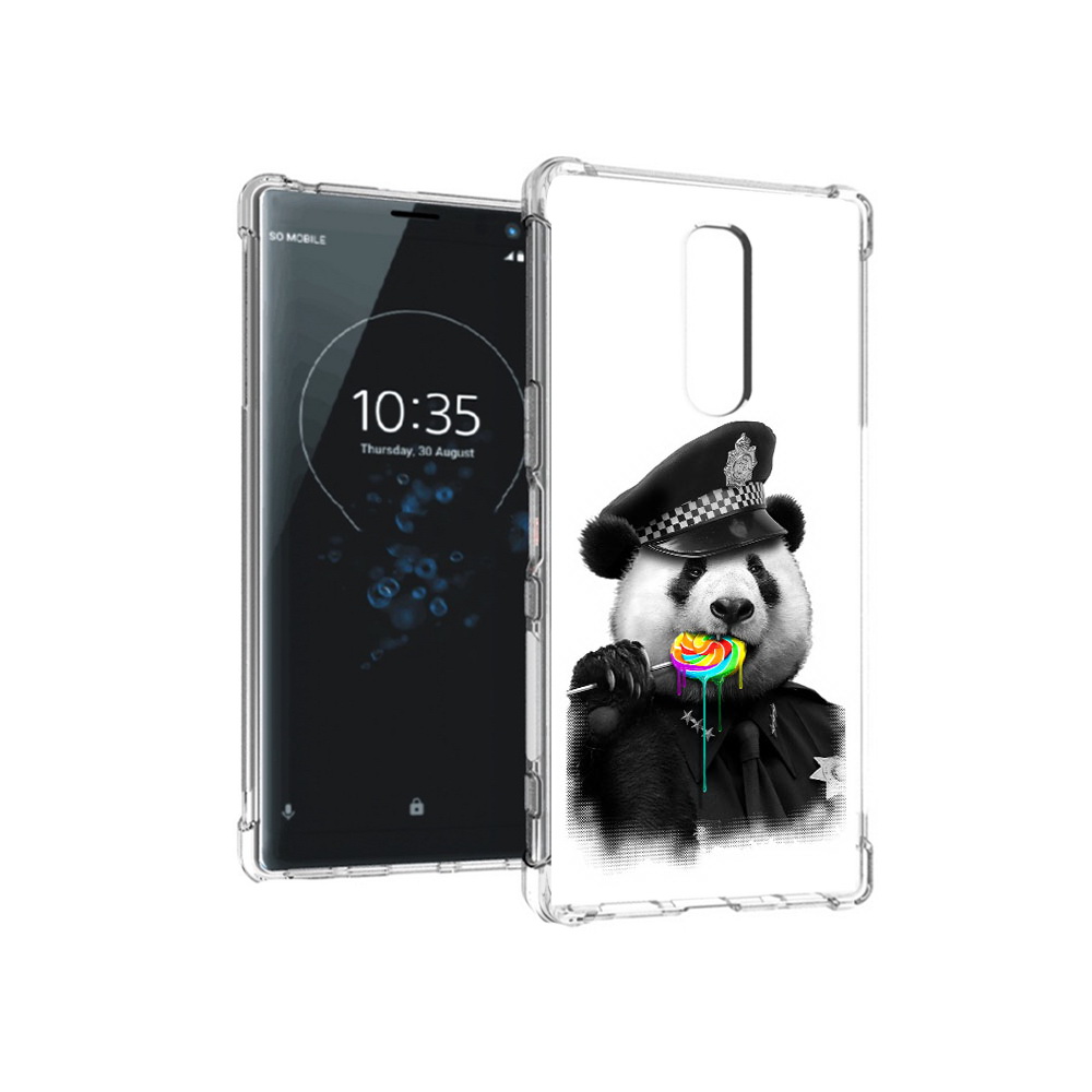 

Чехол MyPads Tocco для Sony Xperia 1 Панда полиция (PT141276.244.130), Прозрачный, Tocco