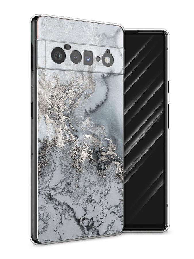 

Чехол Awog на Google Pixel 6 Pro "Морозная лавина серая", Разноцветный, 270950-3
