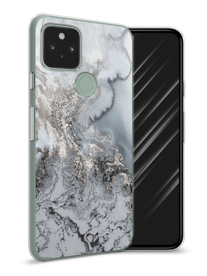 

Чехол Awog на Google Pixel 5A "Морозная лавина серая", Разноцветный, 271050-3