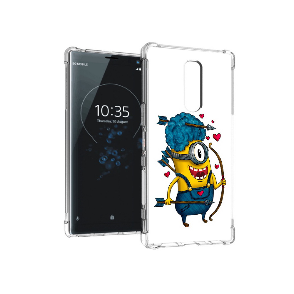 

Чехол MyPads Tocco для Sony Xperia 1 Миньон купидон (PT141276.244.117), Прозрачный, Tocco