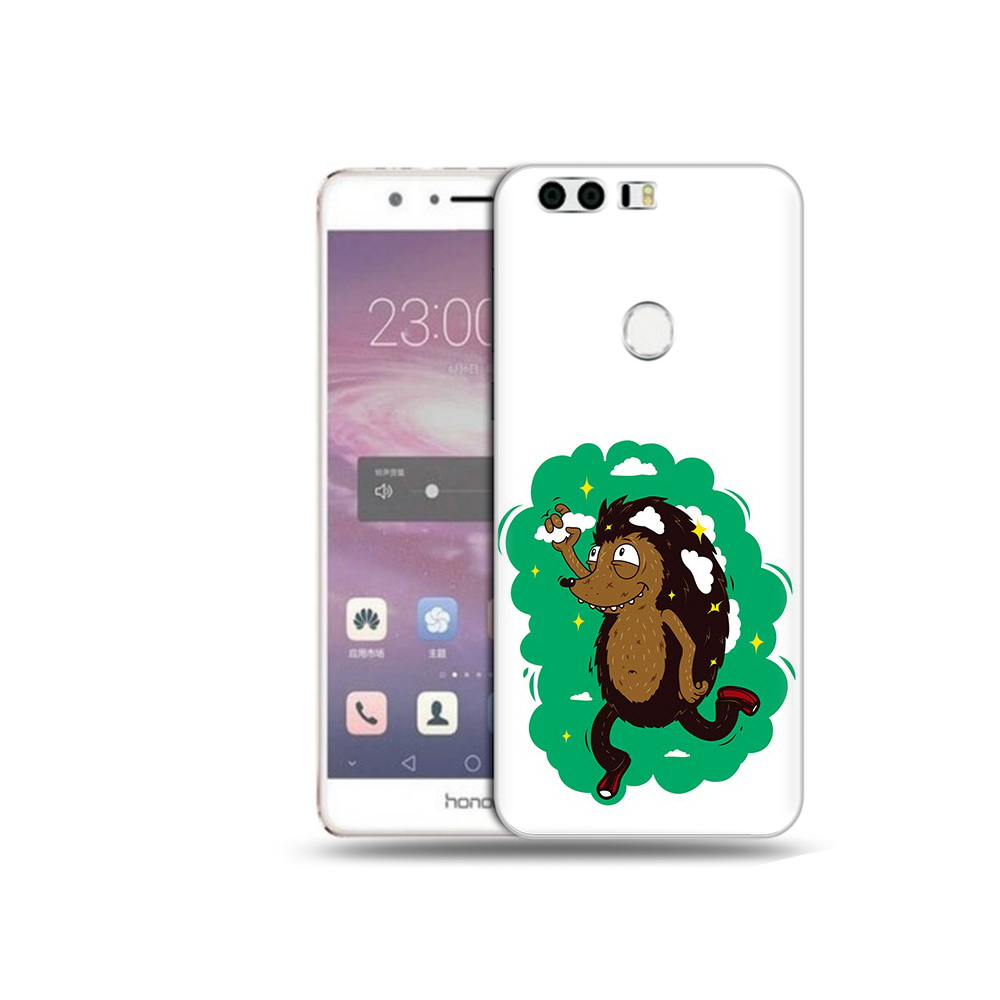 

Чехол MyPads Tocco для Honor 8 Ежик в облаках (PT46676.38.77), Прозрачный, Tocco