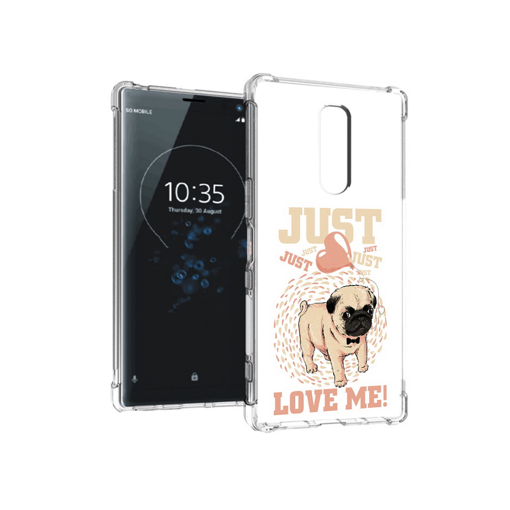 

Чехол MyPads Tocco для Sony Xperia 1 Люби меня (PT141276.244.109), Прозрачный, Tocco