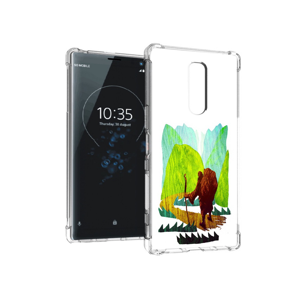 

Чехол MyPads Tocco для Sony Xperia 1 Лесная тропа (PT141276.244.106), Прозрачный, Tocco