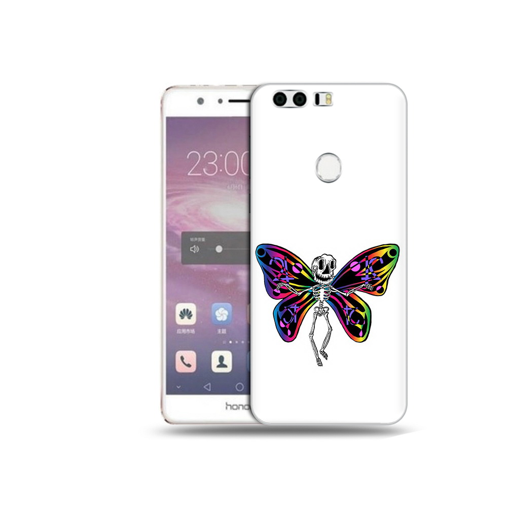 

Чехол MyPads Tocco для Honor 8 эффект бабочки (PT46676.38.701), Прозрачный, Tocco