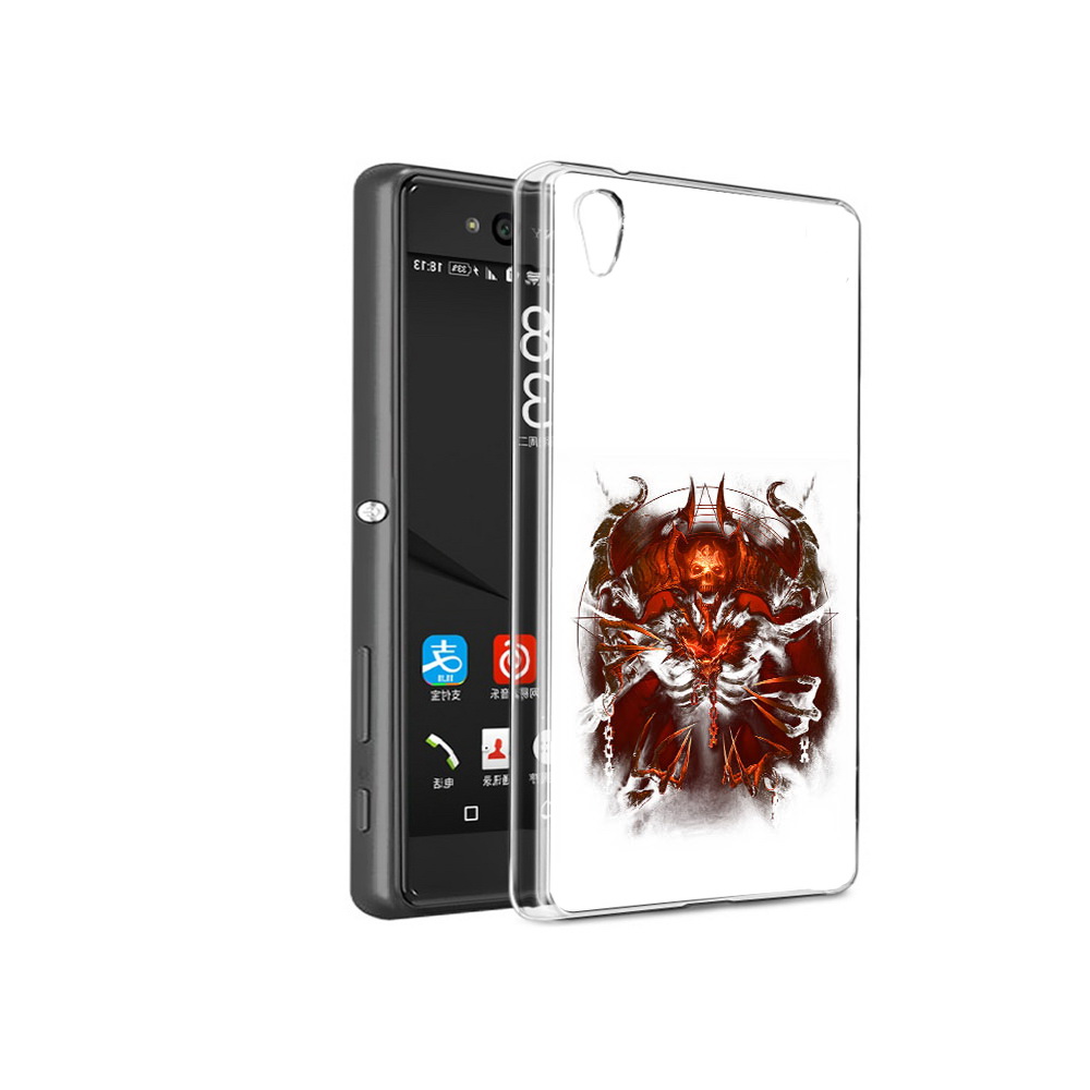 

Чехол MyPads Tocco для Sony Xperia C6 яркий демон (PT28839.243.708), Прозрачный, Tocco