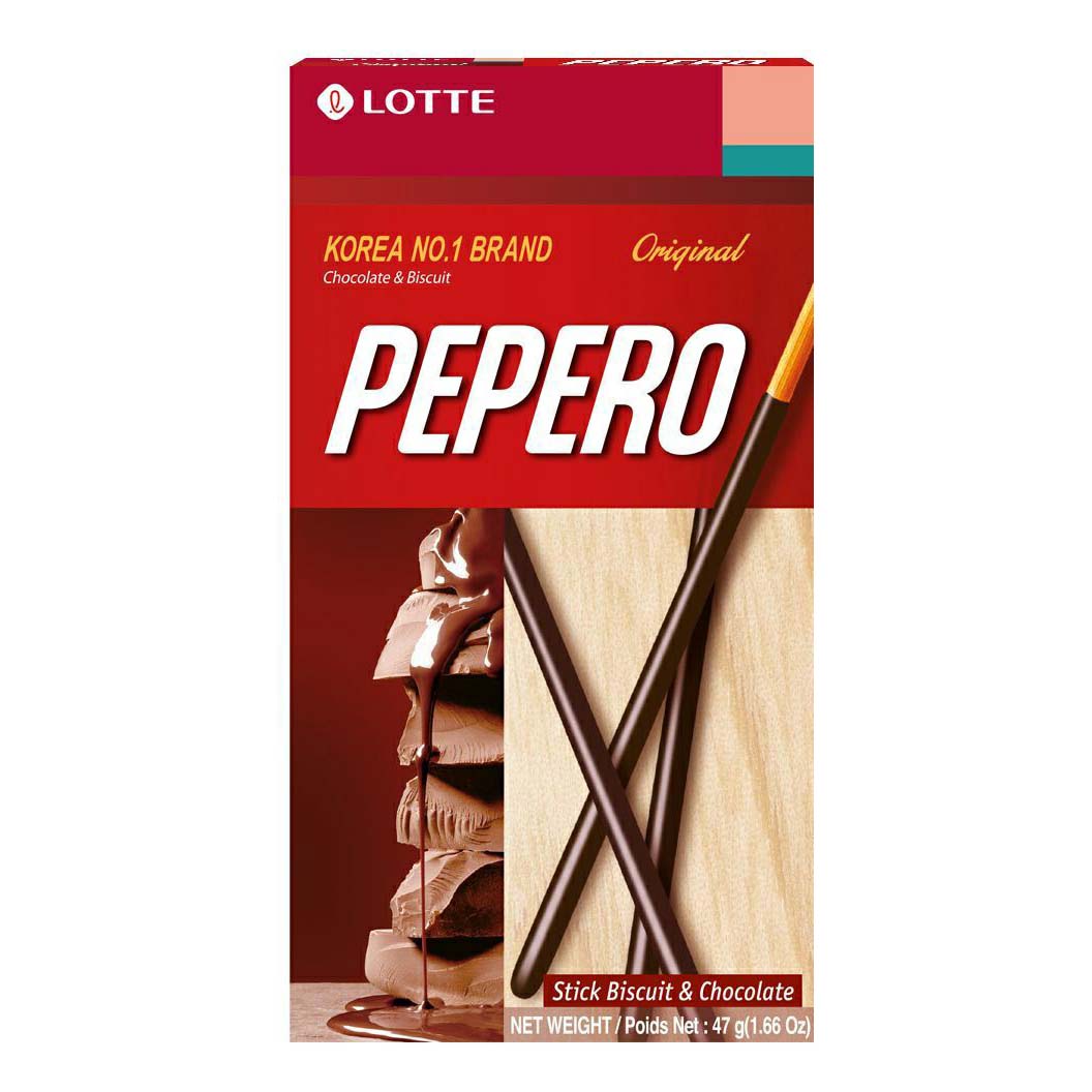 Печенье Lotte Pepero Original соломка в шоколаде 47 г