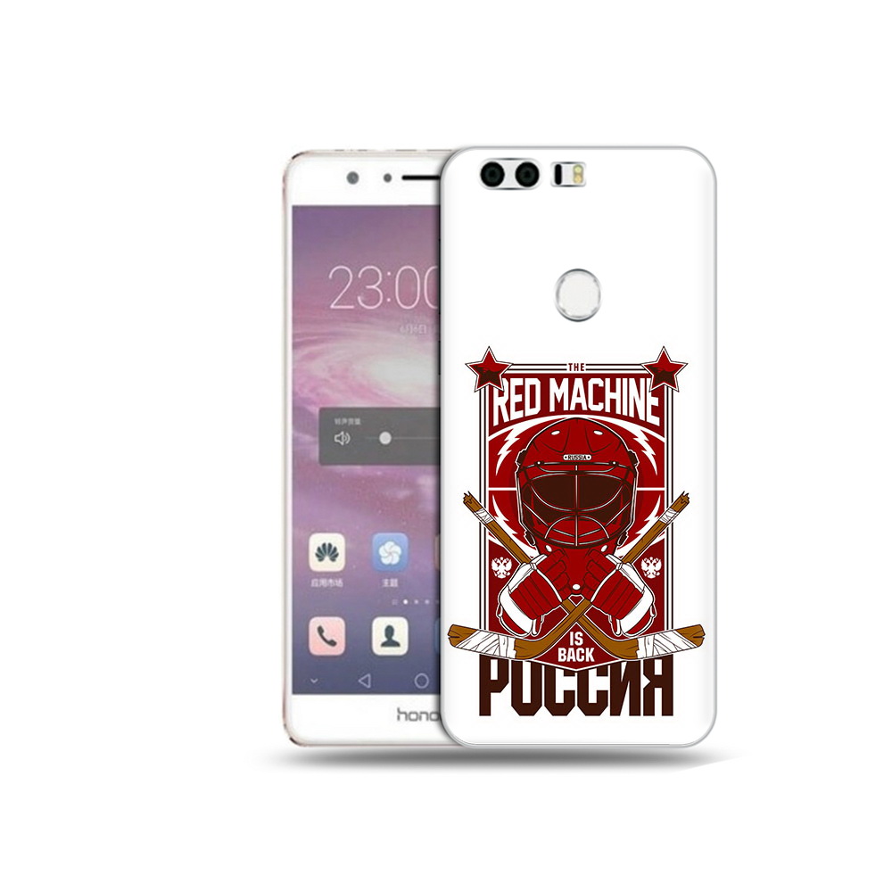 

Чехол MyPads Tocco для Honor 8 хоккей россия (PT46676.38.666), Прозрачный, Tocco