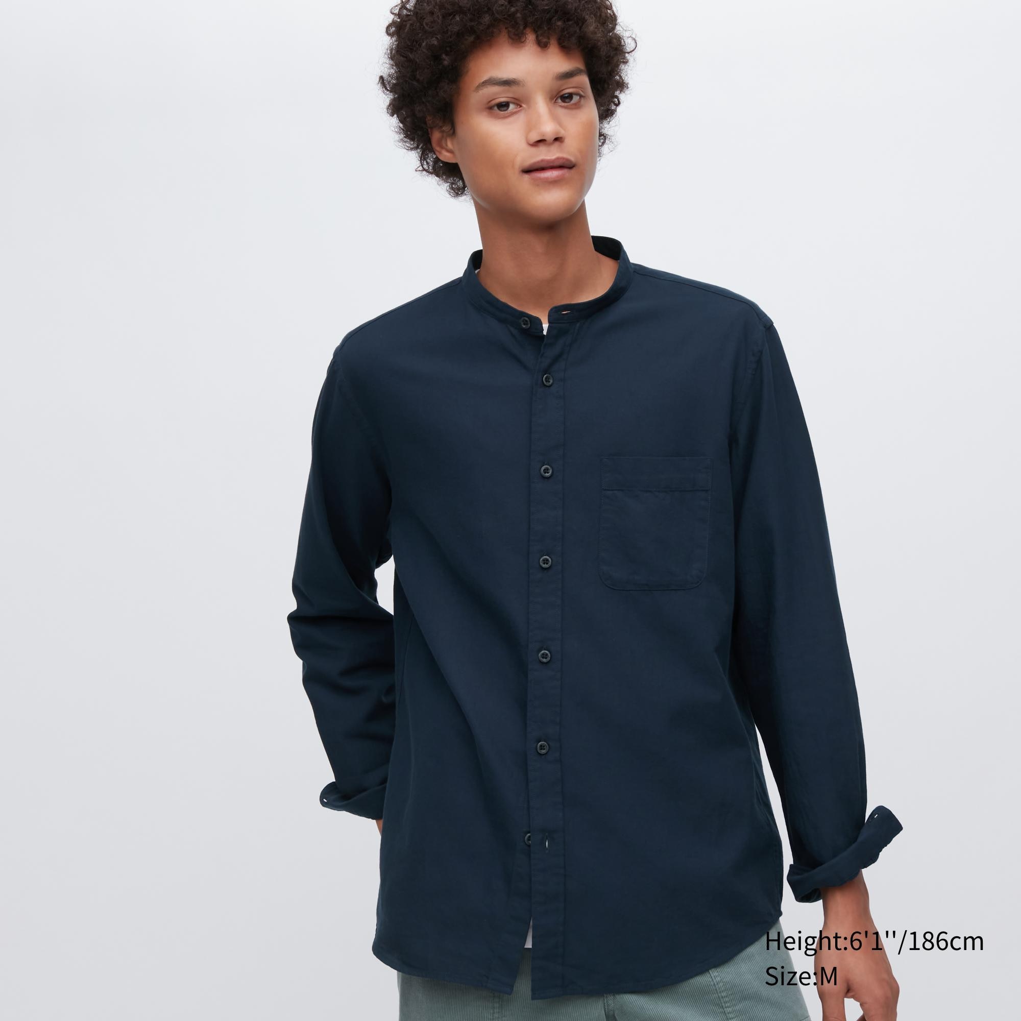 

Рубашка мужская UNIQLO 450261COL69 синяя M (доставка из-за рубежа), 450261COL69