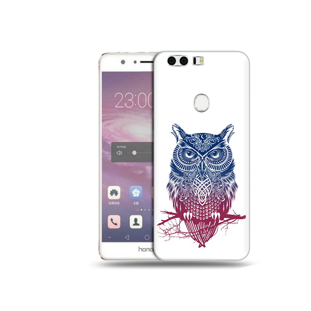 

Чехол MyPads Tocco для Honor 8 хиппи сова (PT46676.38.664), Прозрачный, Tocco