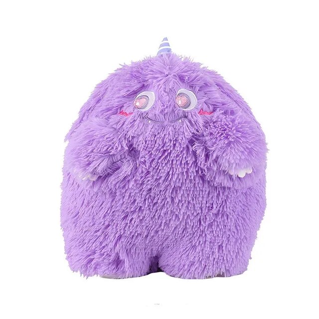 Мягкая игрушка Торговая Федерация Мохнатый монстрик 40 см, фиолетовый