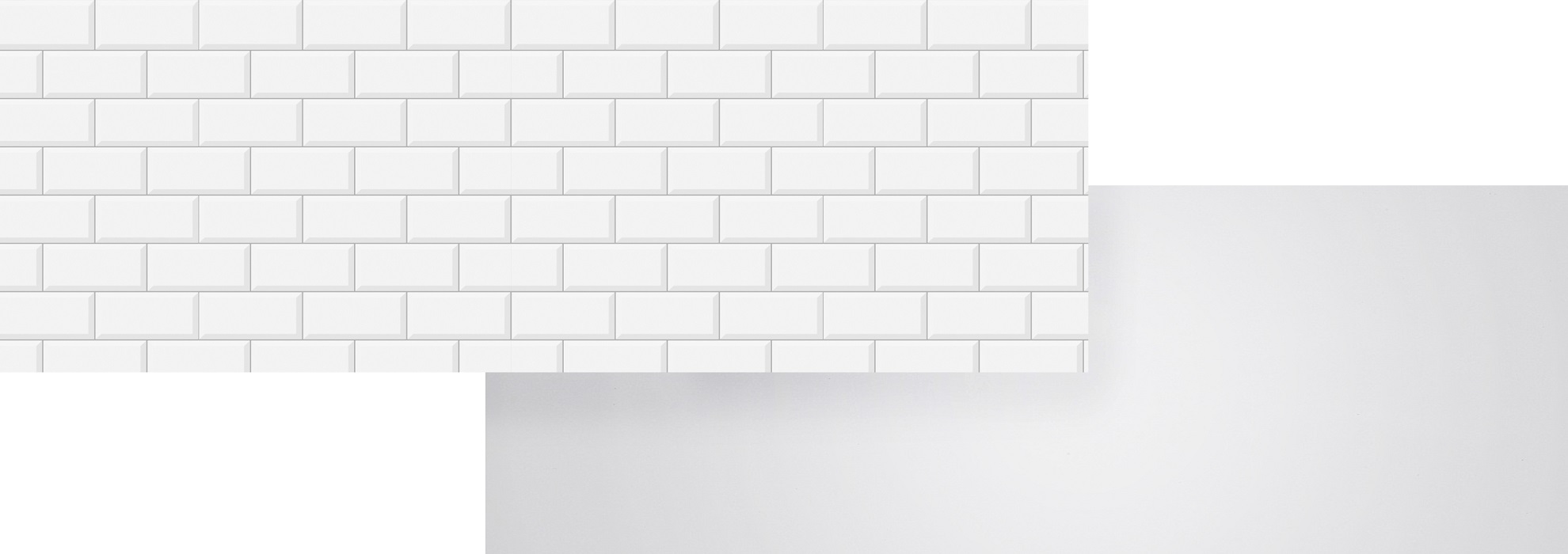 

Фартук кухонный пластиковый Comfortplast Белая плитка 3000х600х1,3 мм белый