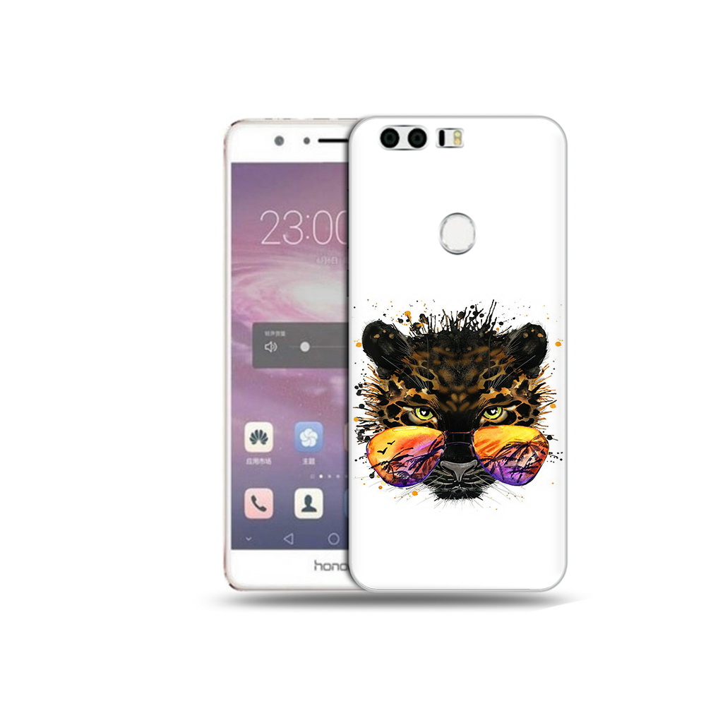

Чехол MyPads Tocco для Honor 8 тропический леопард (PT46676.38.649), Прозрачный, Tocco