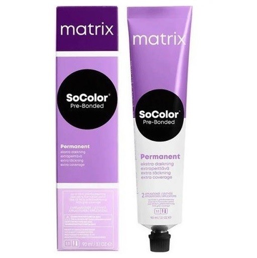 Краска Matrix SoColor Pre-Bonded 506M темный блондин мокка 90мл краска matrix socolor pre bonded 508bc светлый блондин коричнево медный 90мл