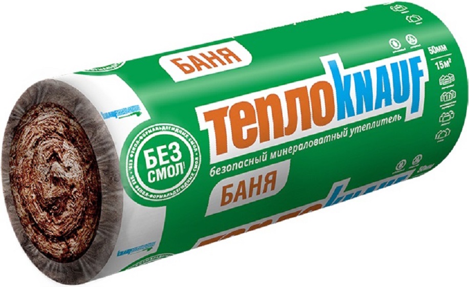 

Утеплитель стекловолоконный Knauf Banya 040 Alum 1 x 50 x 1200 x 12500 мм / 15 м2 / 0,75 м