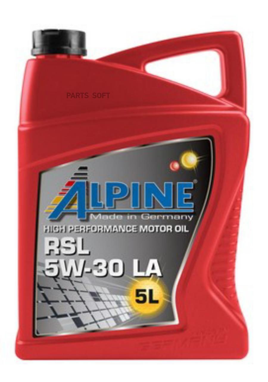 ALPINE Масло Alpine Rsl 5w30 La 5 Л./4 Шт