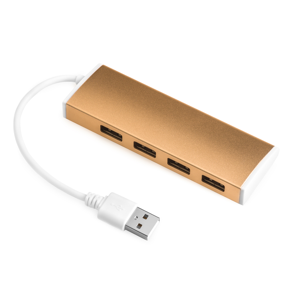 

Разветвитель для компьютера GCR 4 ports 0.15m Bronze GCR-UH214BR, GCR-UH214BR