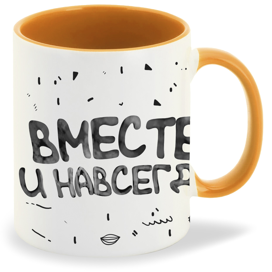 

Кружка CoolPodarok Вместе навсегда пара она, Вместе навсегда пара она