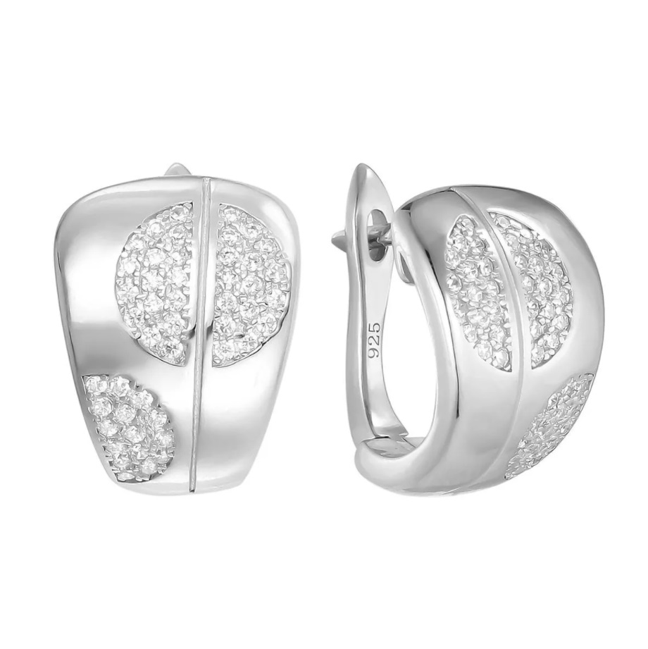 

Серьги из серебра с фианитом Balex Jewellery 2445910071, 2445910071