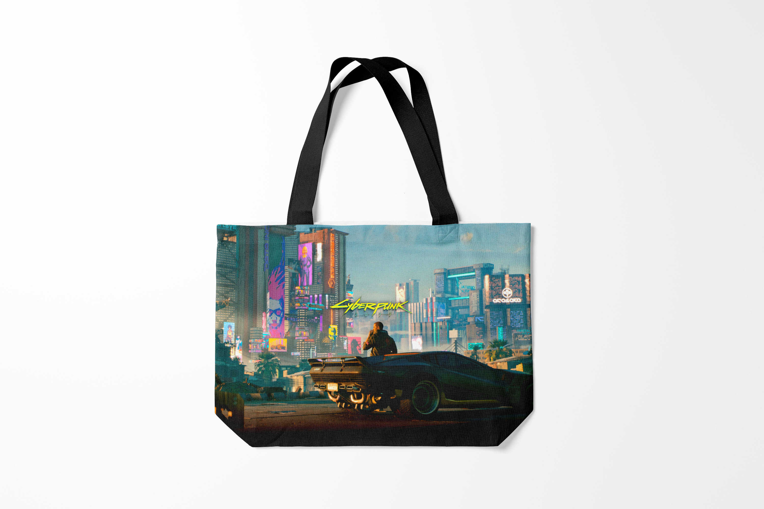 

Сумка шoппер унисекс Burnettie Cyberpunk 2077, разноцветный, Cyberpunk 2077