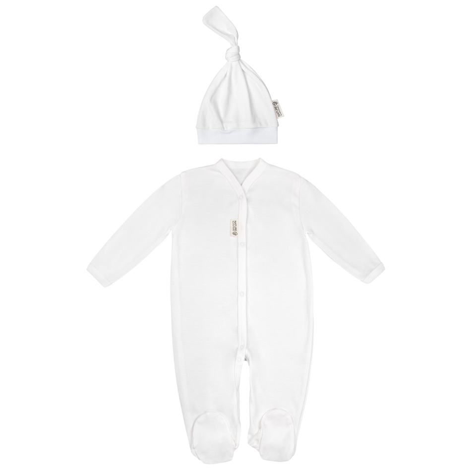 

Комплект одежды Amarobaby Nature essence молочный р.68, AB-OD21-N301