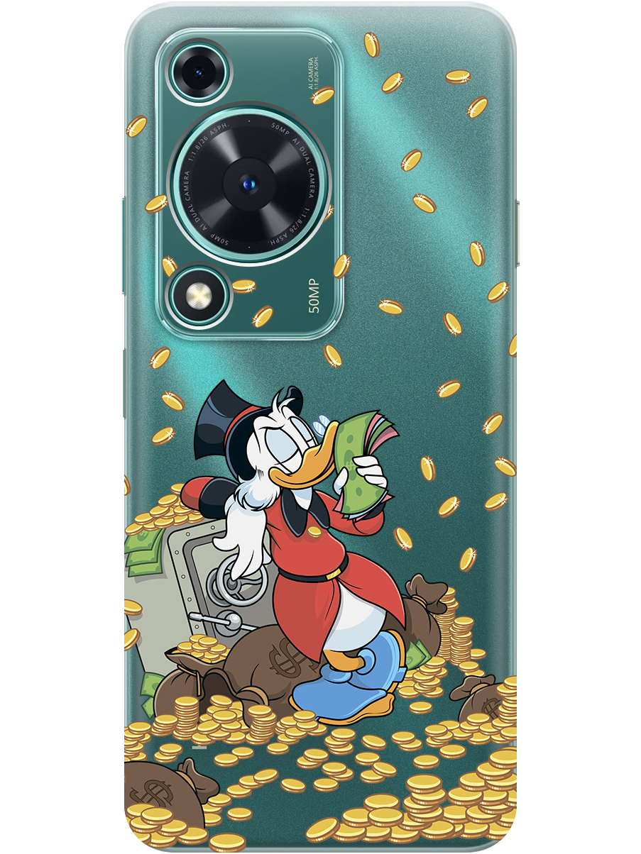

Силиконовый чехол на Huawei nova Y72 с принтом "Скрудж и сейф" прозрачный, Прозрачный;белый;красный, 785977872