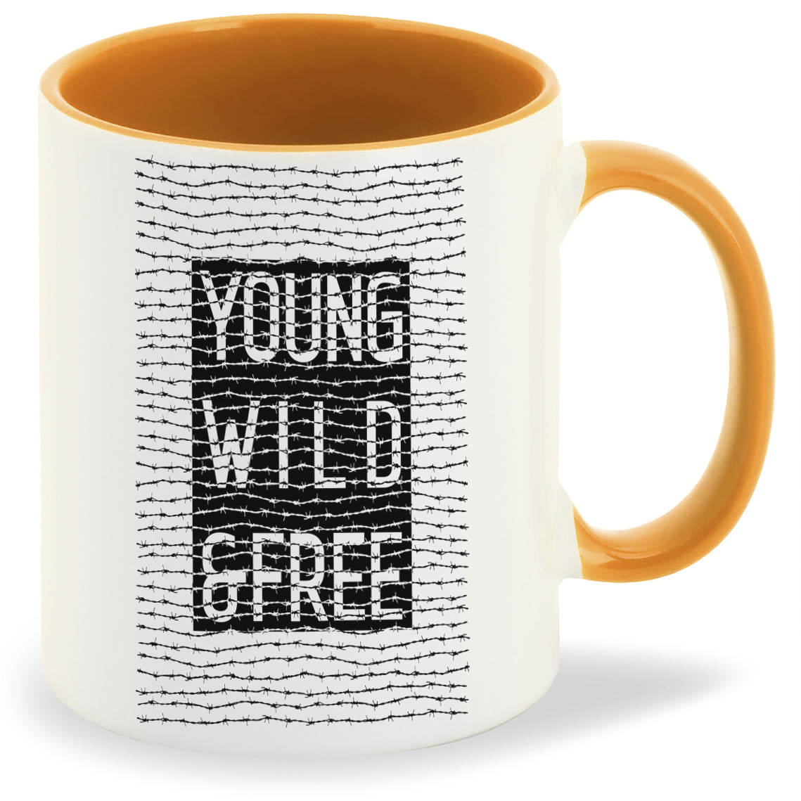 

Кружка CoolPodarok Young wild and free, Young wild and free
