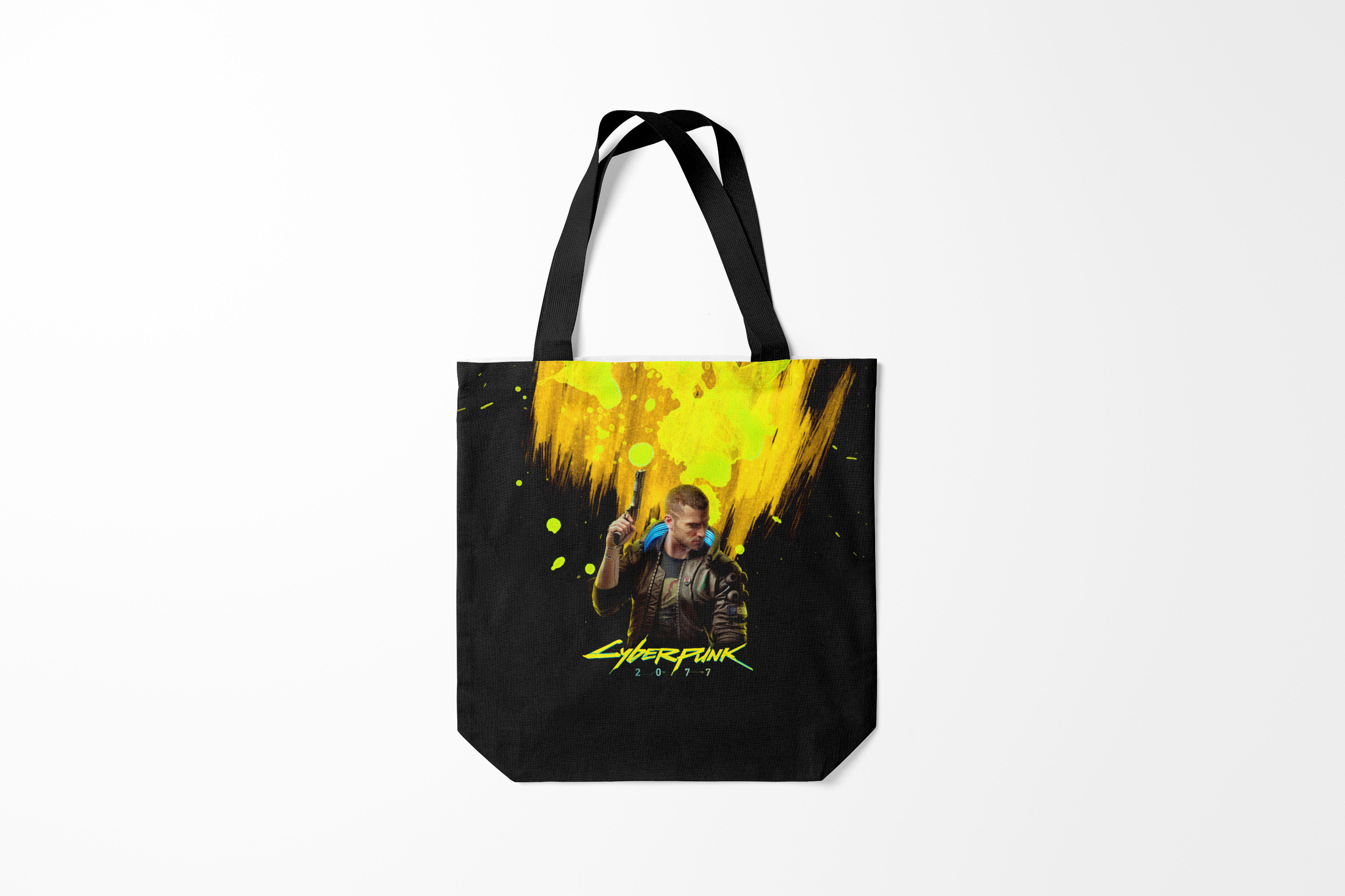 

Сумка шoппер унисекс Burnettie Cyberpunk 2077, черный, Cyberpunk 2077