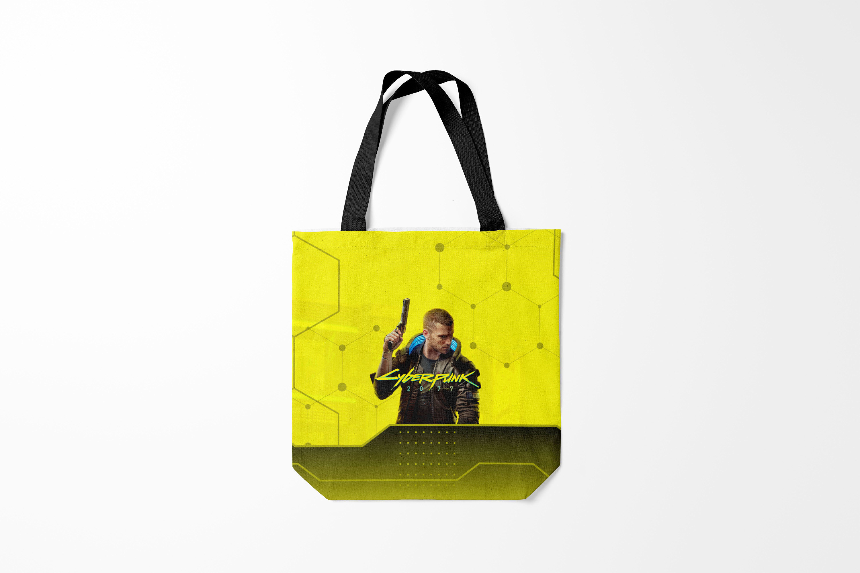 

Сумка шoппер унисекс Burnettie Cyberpunk 2077, разноцветный, Cyberpunk 2077