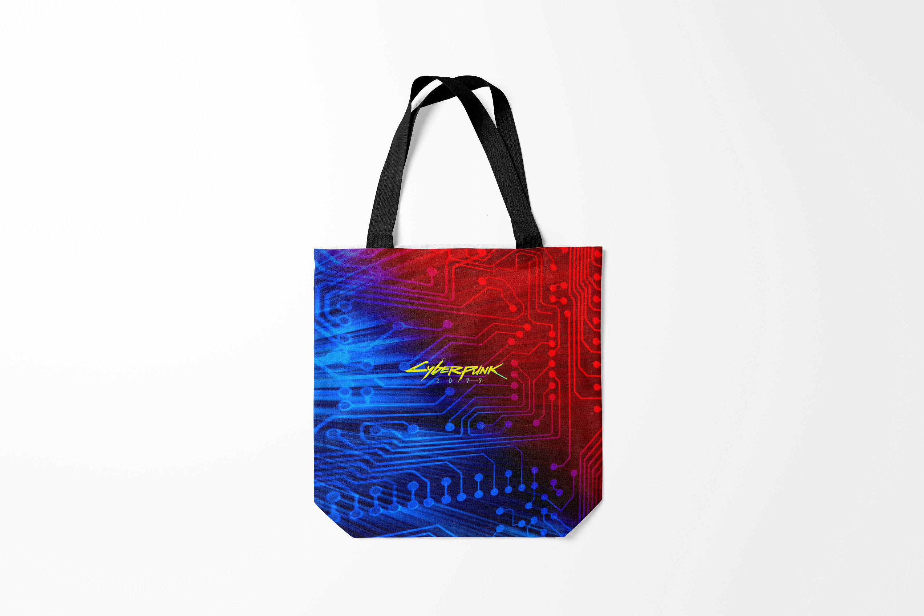 

Сумка шoппер унисекс Burnettie Cyberpunk 2077, разноцветный, Cyberpunk 2077