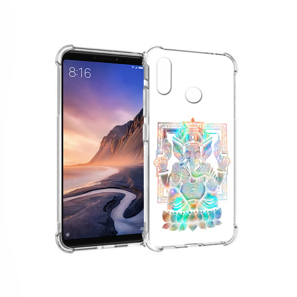 

Чехол MyPads Tocco для Xiaomi Mi Max 3 умный слон (PT115366.313.654), Прозрачный, Tocco