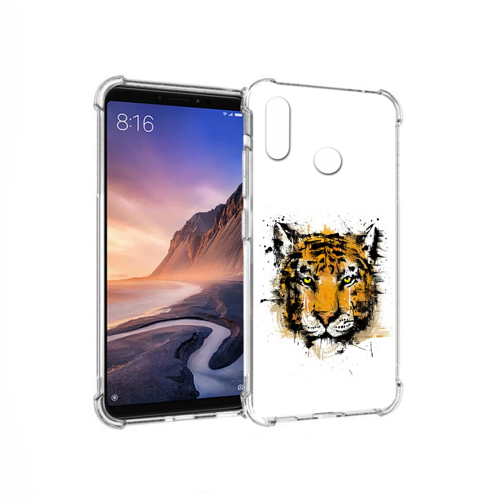 

Чехол MyPads Tocco для Xiaomi Mi Max 3 тигруля (PT115366.313.643), Прозрачный, Tocco