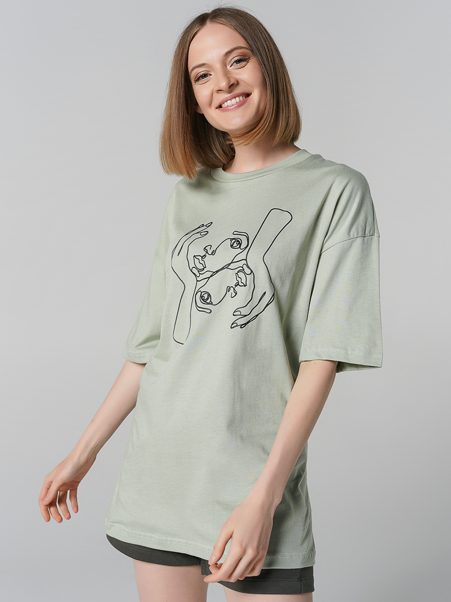 

Футболка женская ТВОЕ 81729 зеленая XL, 81729