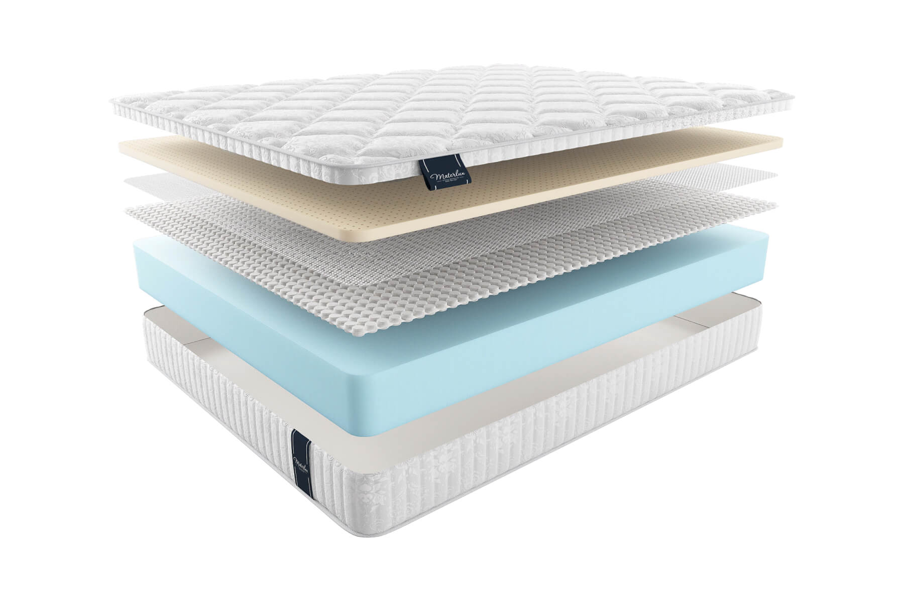 

Матрас MaterLux Prima Latex 80X200, Белый;серый, PRIMA LATEX