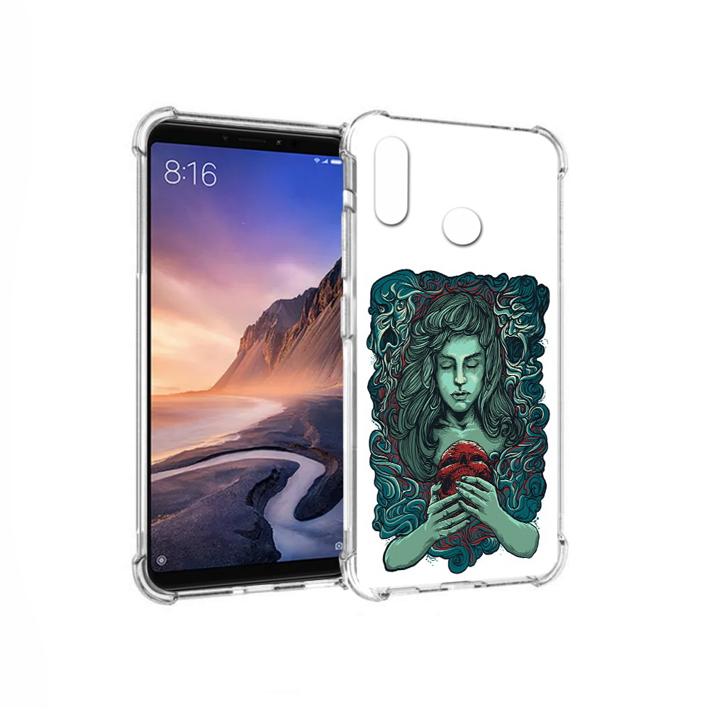 

Чехол MyPads Tocco для Xiaomi Mi Max 3 спящая девушка (PT115366.313.619), Прозрачный, Tocco